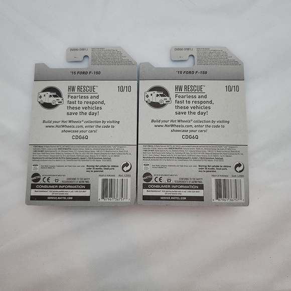 Hot Wheels '15 Ford F-150 HW RESCUE - Picture 2 of 2